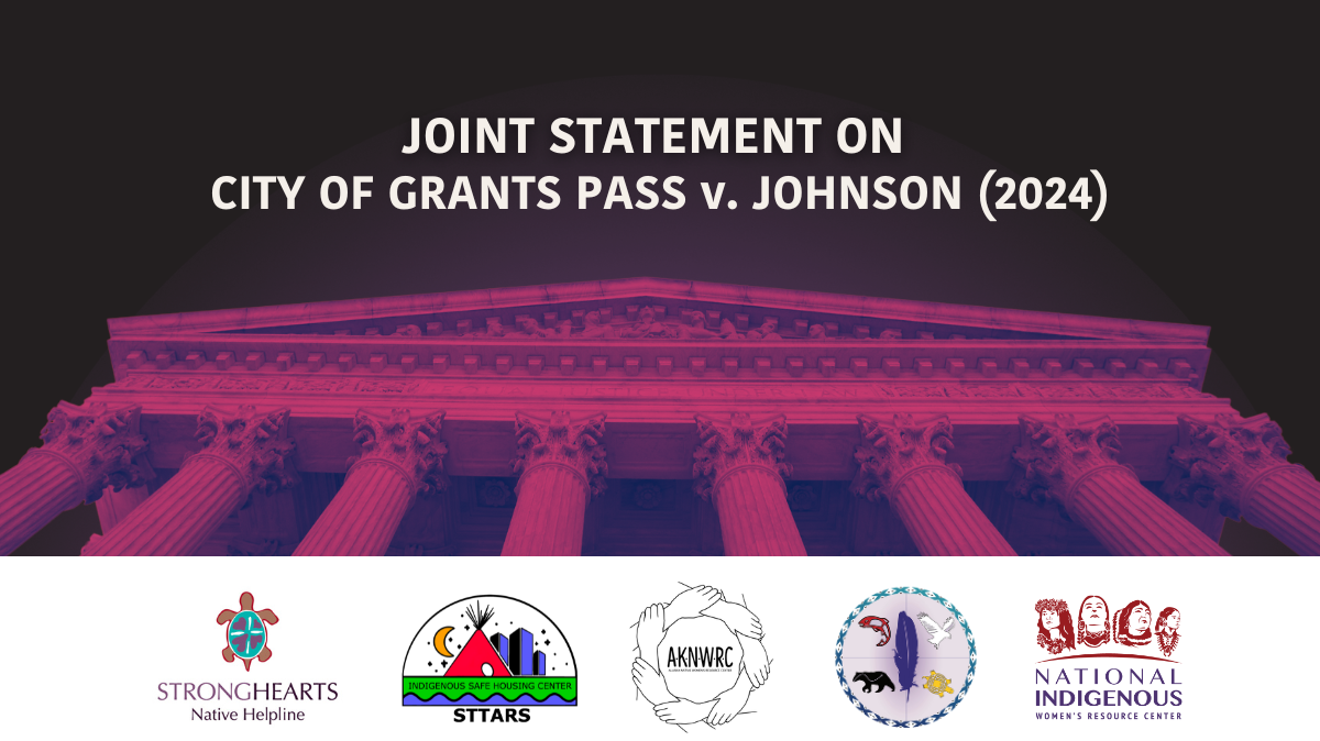 JOINT STATEMENT ON SCOTUS DECISION IN GRANTS PASS TODAY