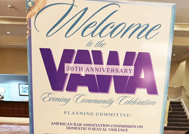 Various NIWRC staff and sister organizations attending the Washington D.C. event, coming together as advocates to honor a landmark law that has transformed the fight to end violence against Native women.