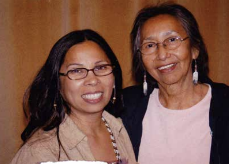 July 14, 2012, Rosebud Sioux Indian Reservation – Sister Friends Tillie Black Bear and Jax Agtuca, director of “Tillie Black Bear: A Legacy that Lives On.” / Photo courtesy of Jax Agtuca.