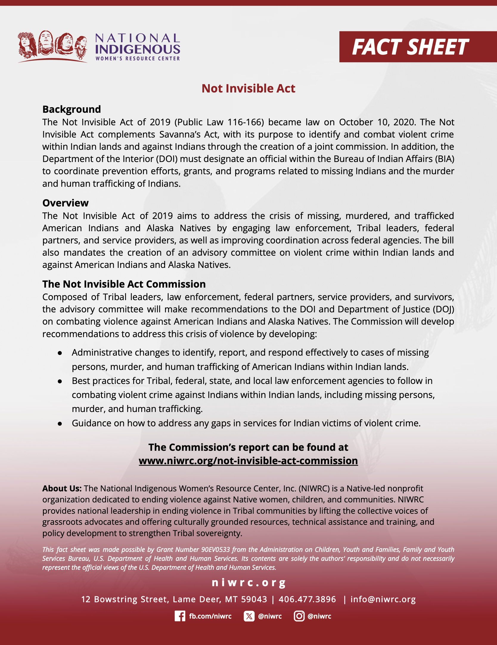 image of fact sheet