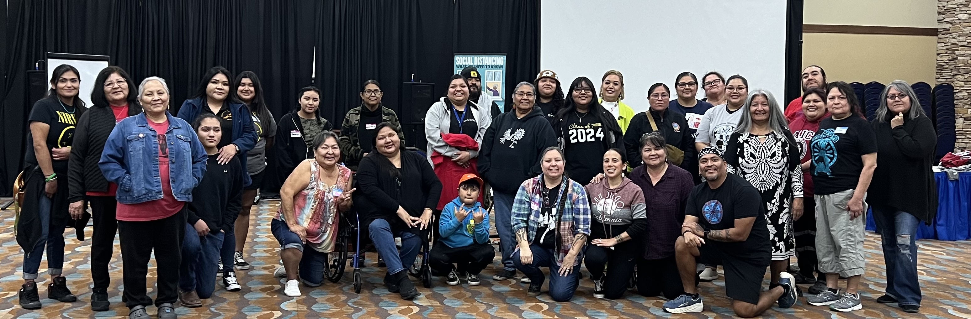 CRIT CCHG Group Photo. This group photo came from the first CCHG for the Colorado River Indian Tribes in January in Parker, AZ. / Photo courtesy of SWIWC staff.