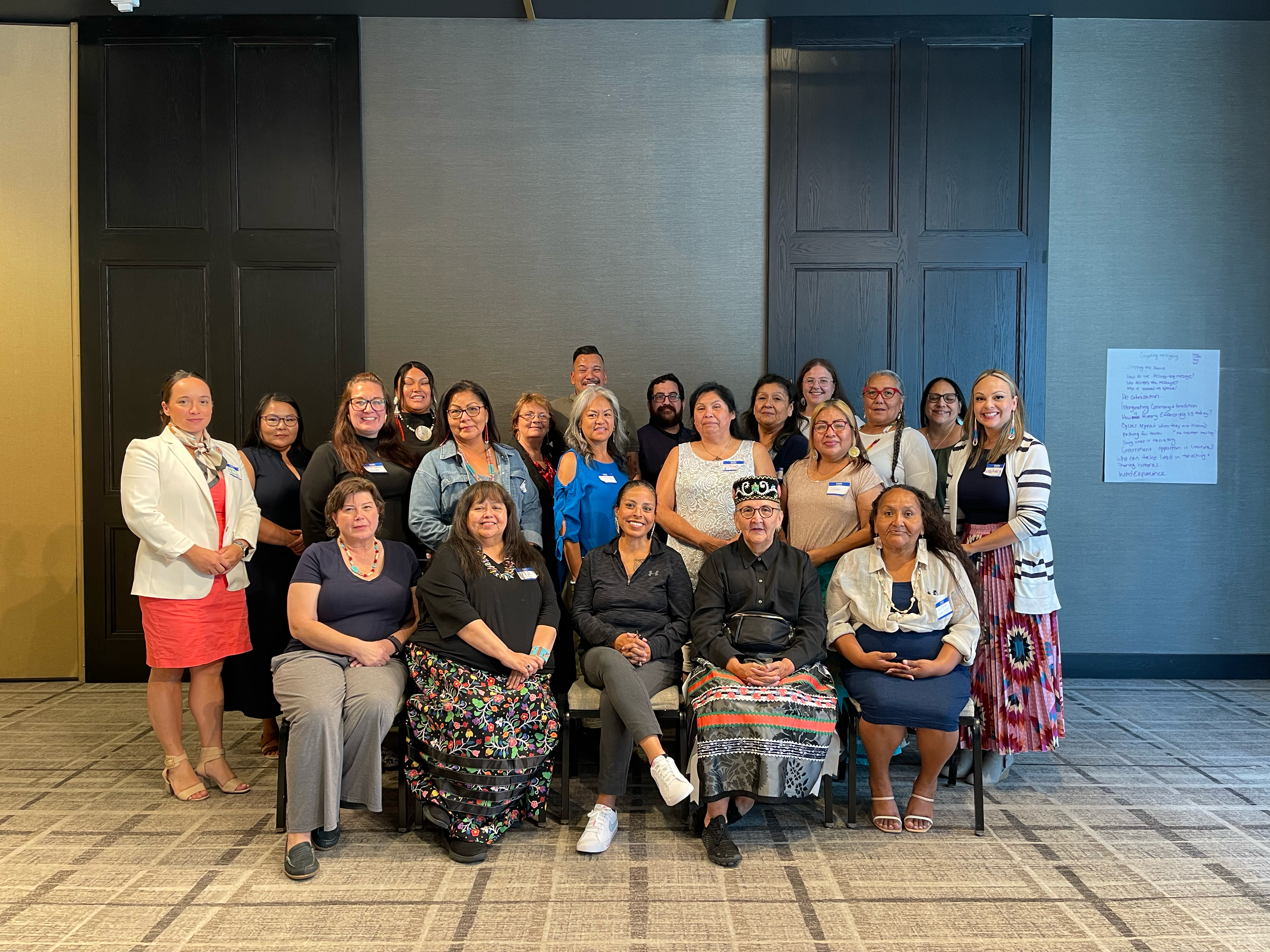 Subject Matter Expert attendees gathered in Denver, Colorado, and discussed policy advocacy efforts to address sexual violence perpetrated against our people in our communities. / Photo courtesy of MIWSAC.