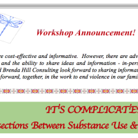 Workshop Announcement: IT'S COMPLICATED: Intersections Between Substance Use & Domestic Violence