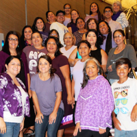 NIWRC Board of Directors, staff and StrongHearts Native Helpline staff with Kurt Begaye support DV Survivors by Wearing Purple on #PurpleThursday! 